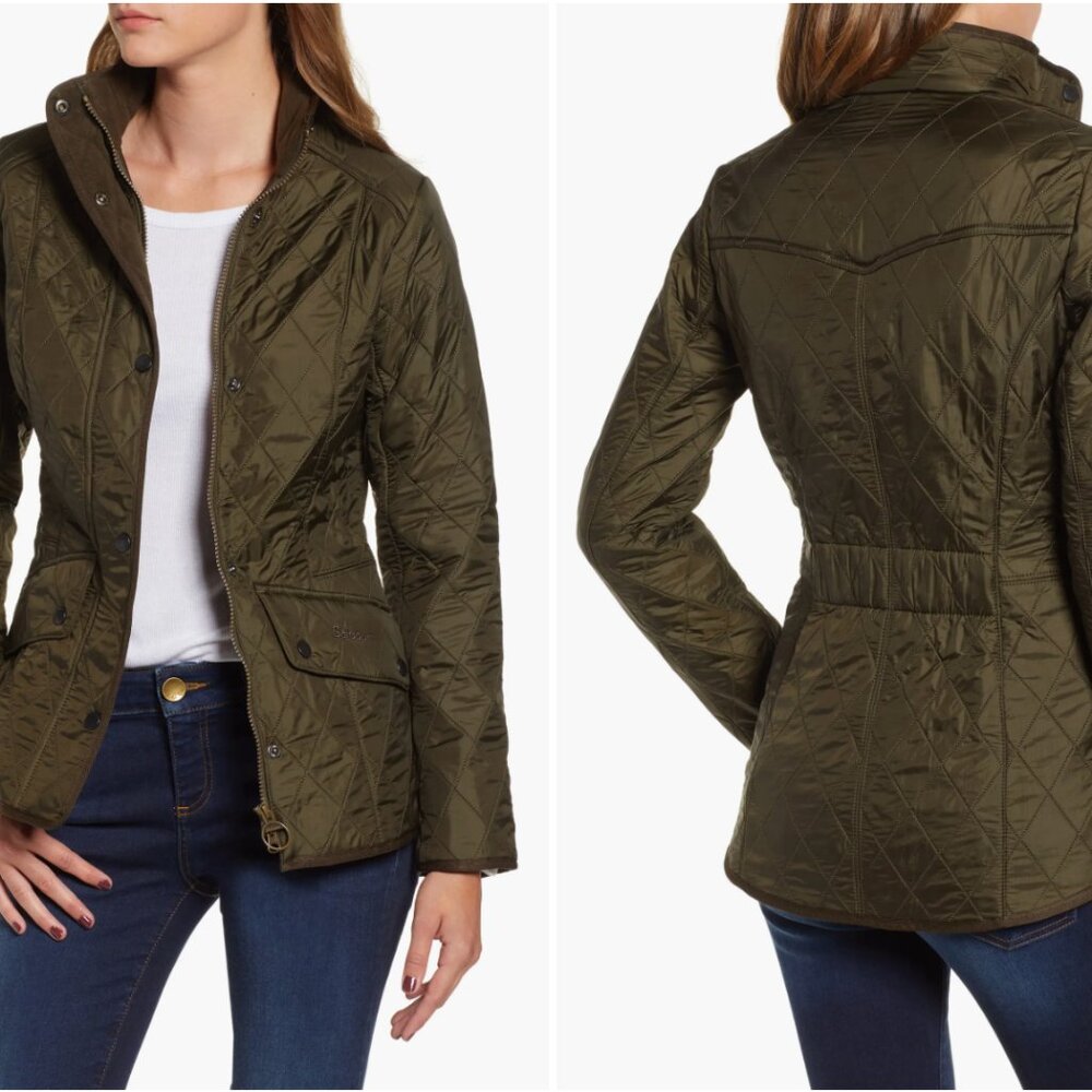 Barbour Cavalry Polarquilt Olive US 10